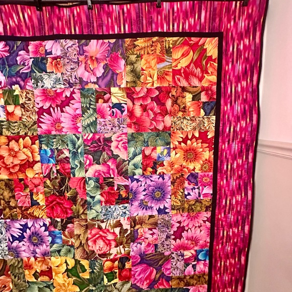 Floral Patchwork Quilt - Multicolor - Picture 5 of 12
